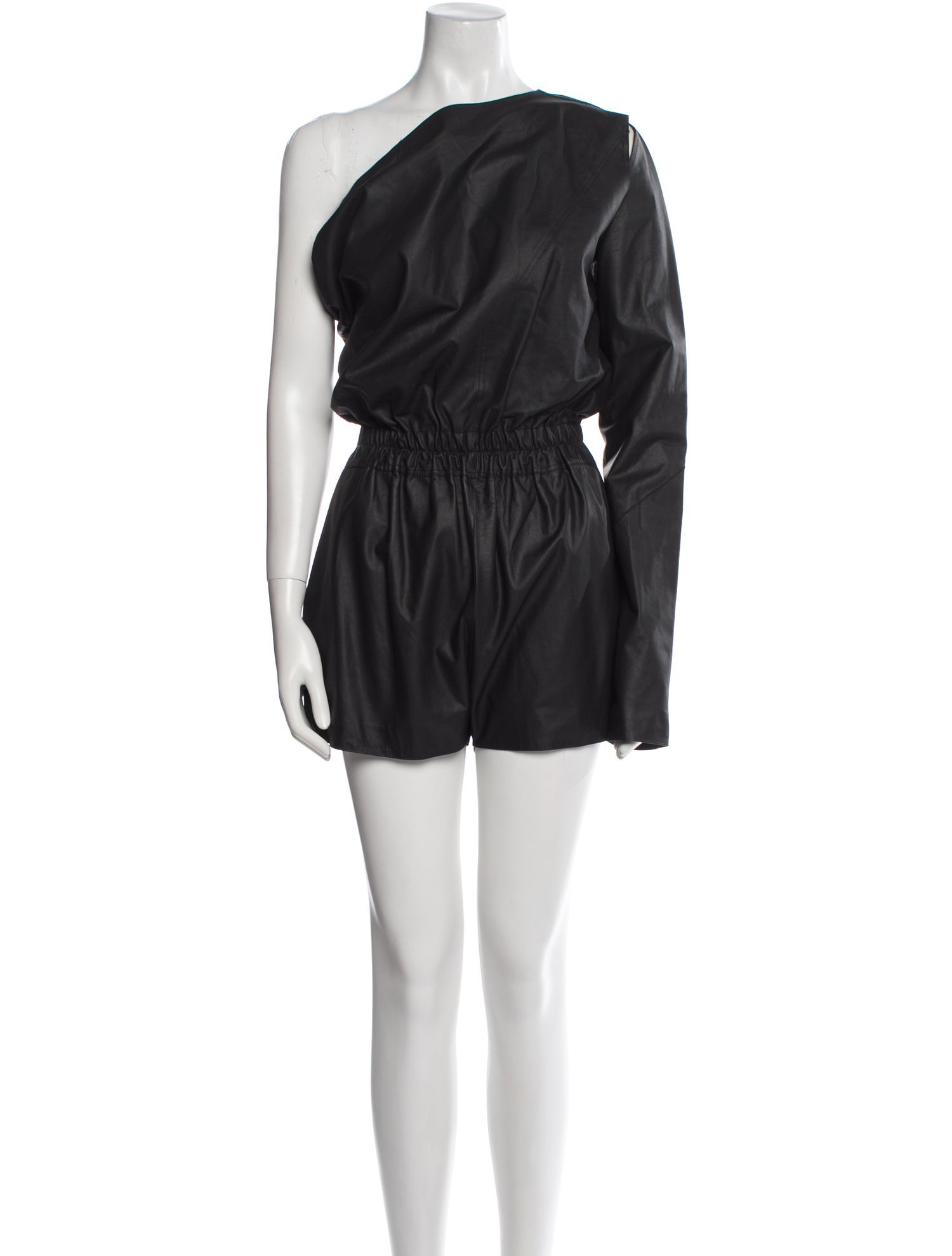 Rick Owens 2021 'Gethsemane' Cropped Flightsuit Romper