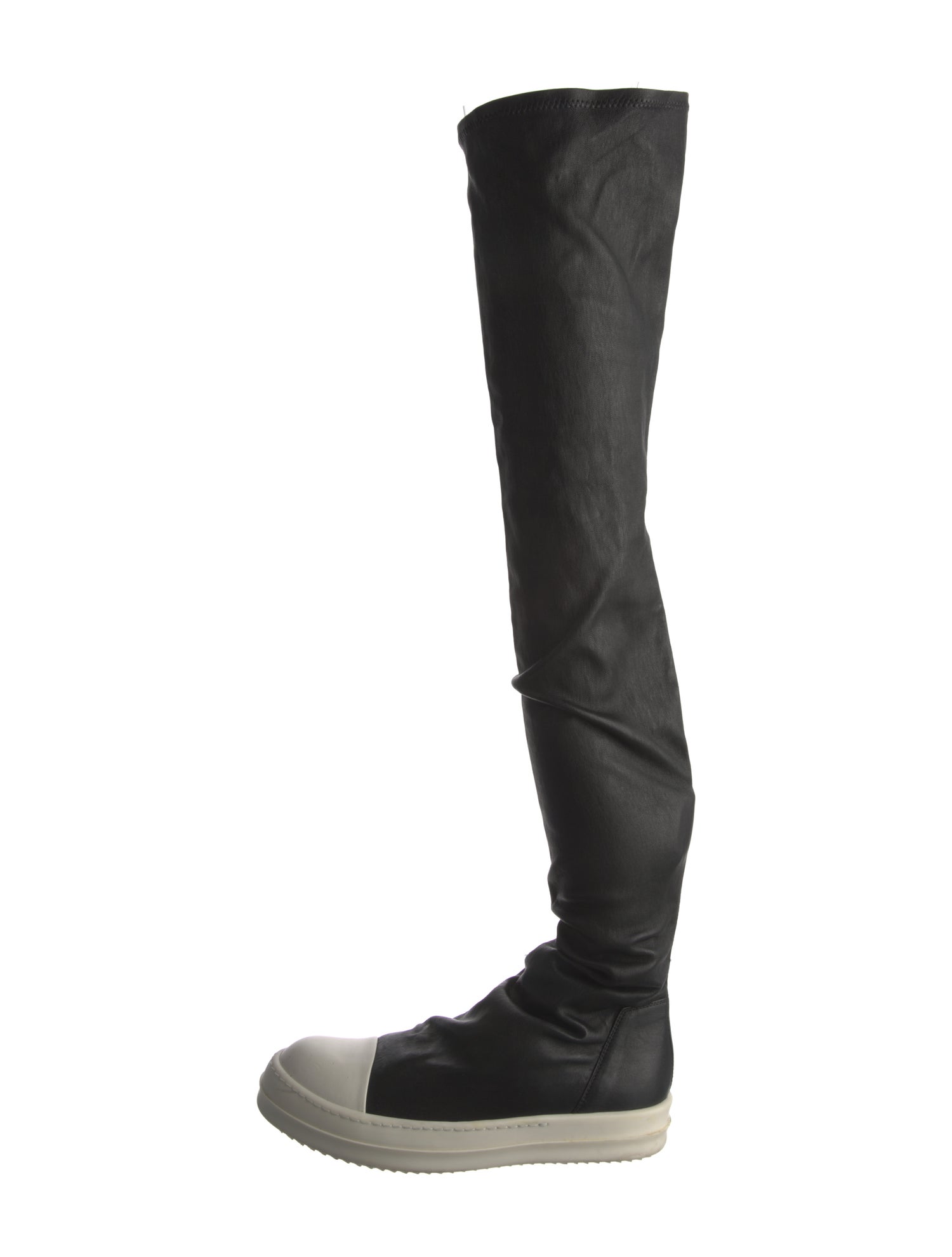 Rick Owens Leather Sock Sneakers