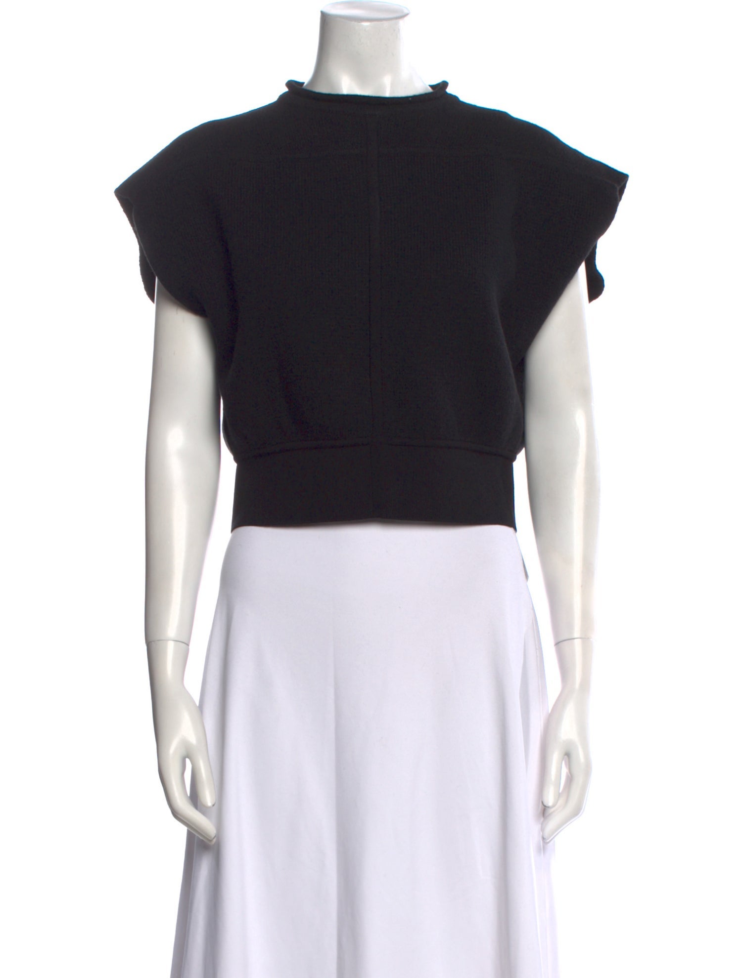 Rick Owens 2023 'Luxor' Cropped Top Crop Top