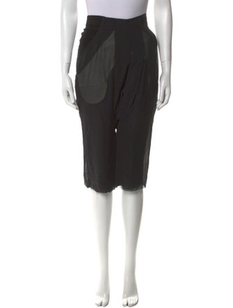 Rick Owens Silk Straight Leg Pants