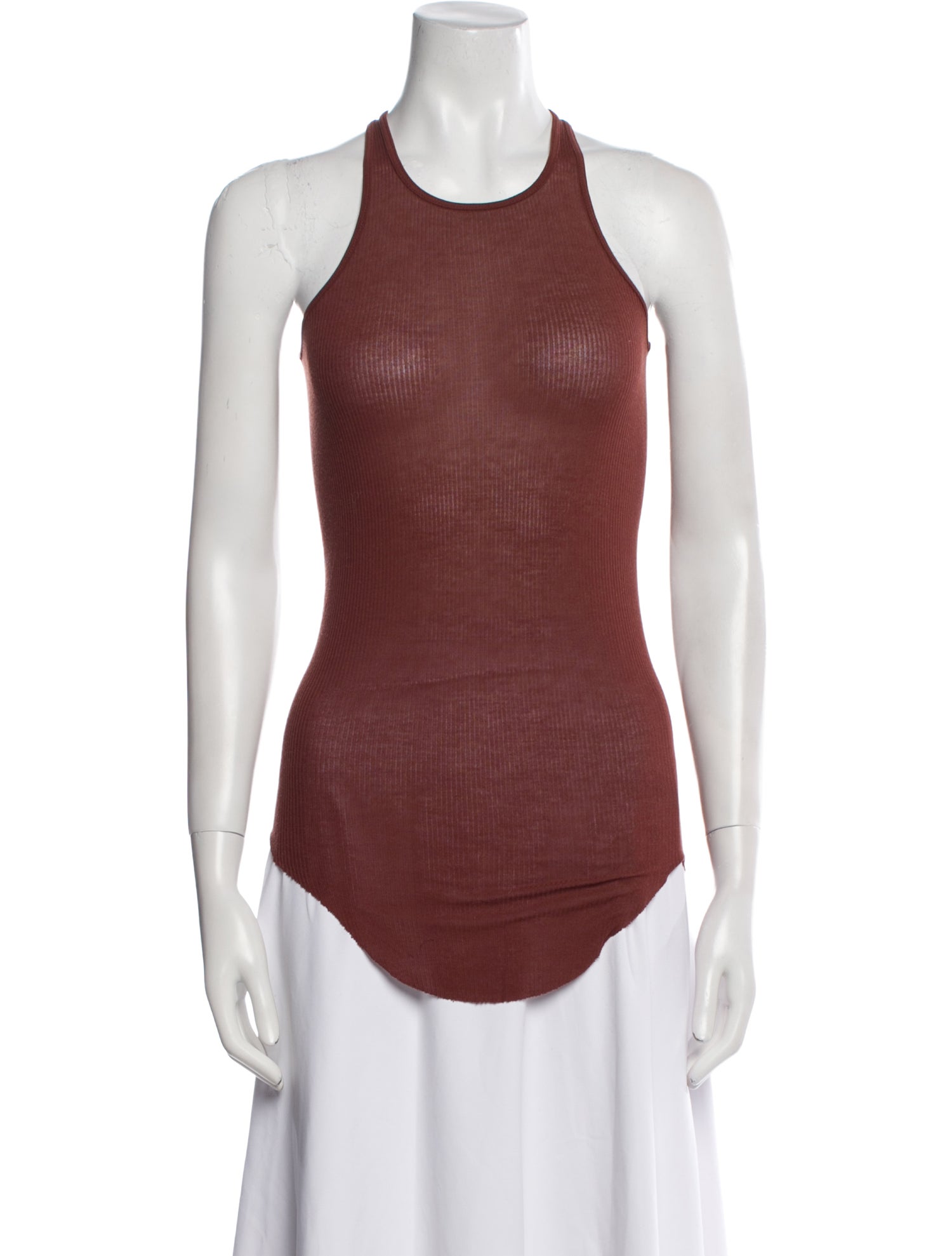Rick Owens 2024 'Lido' Basic Rib Tank Top