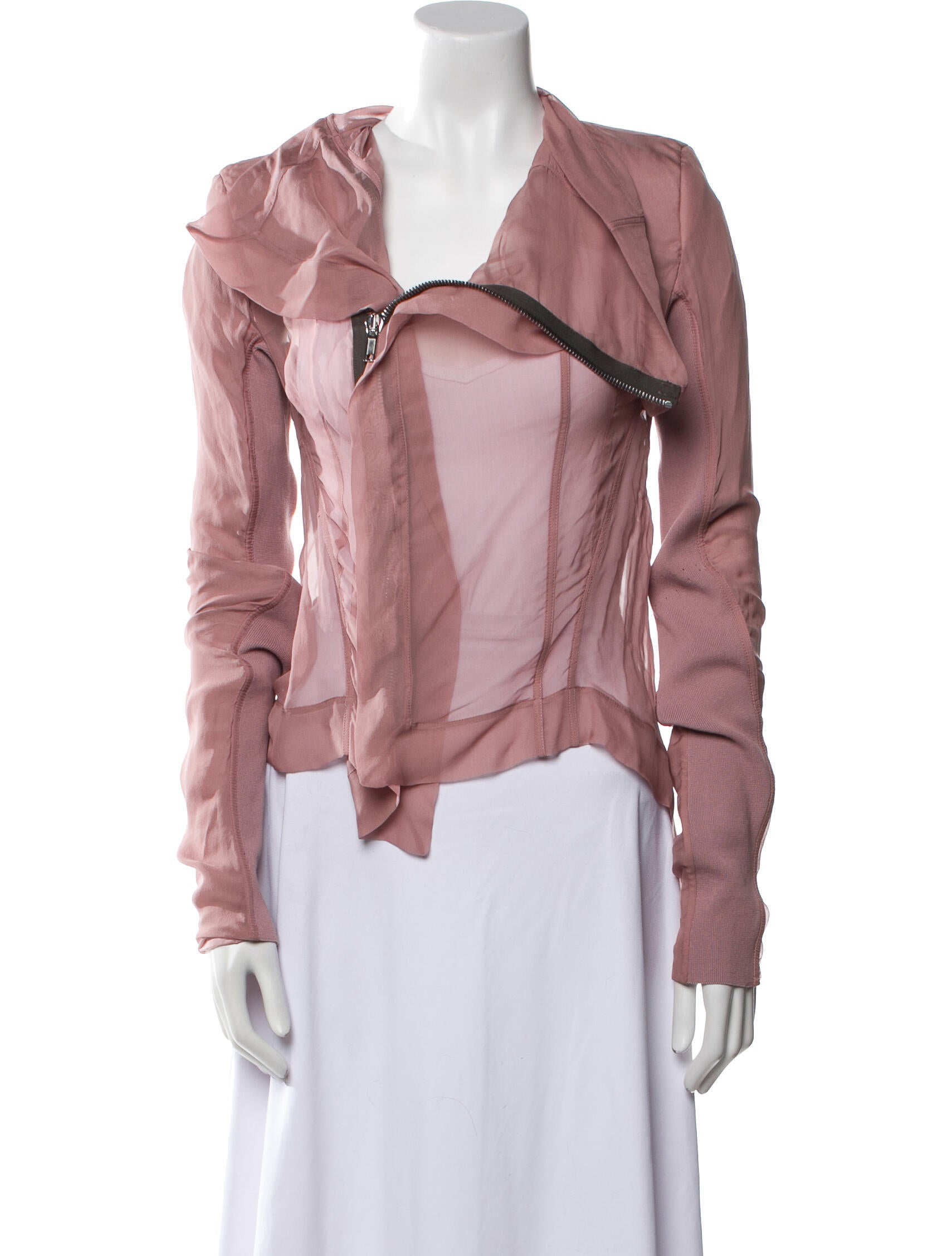 Rick Owens 2024 'Lido' Naska Biker Biker Jacket