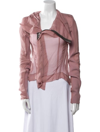 Rick Owens 2024 'Lido' Naska Biker Biker Jacket