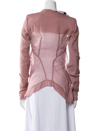 Rick Owens 2024 'Lido' Naska Biker Biker Jacket