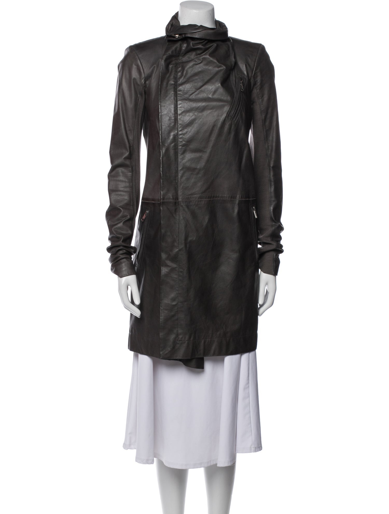 Rick Owens Lamb Leather Coat