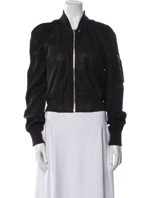 Rick Owens 2016 'Cyclops' Cropped Flight Bomber Bomber Jacket