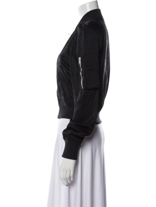 Rick Owens 2016 'Cyclops' Cropped Flight Bomber Bomber Jacket