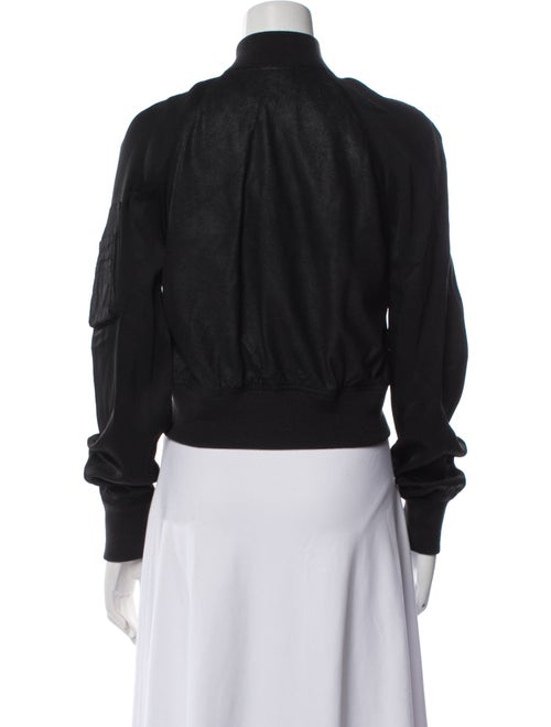 Rick Owens 2016 'Cyclops' Cropped Flight Bomber Bomber Jacket