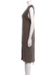 Rick Owens V-Neck Knee-Length Dress
