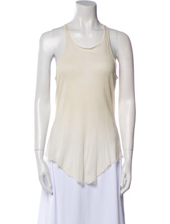 Rick Owens Scoop Neck Sleeveless Top