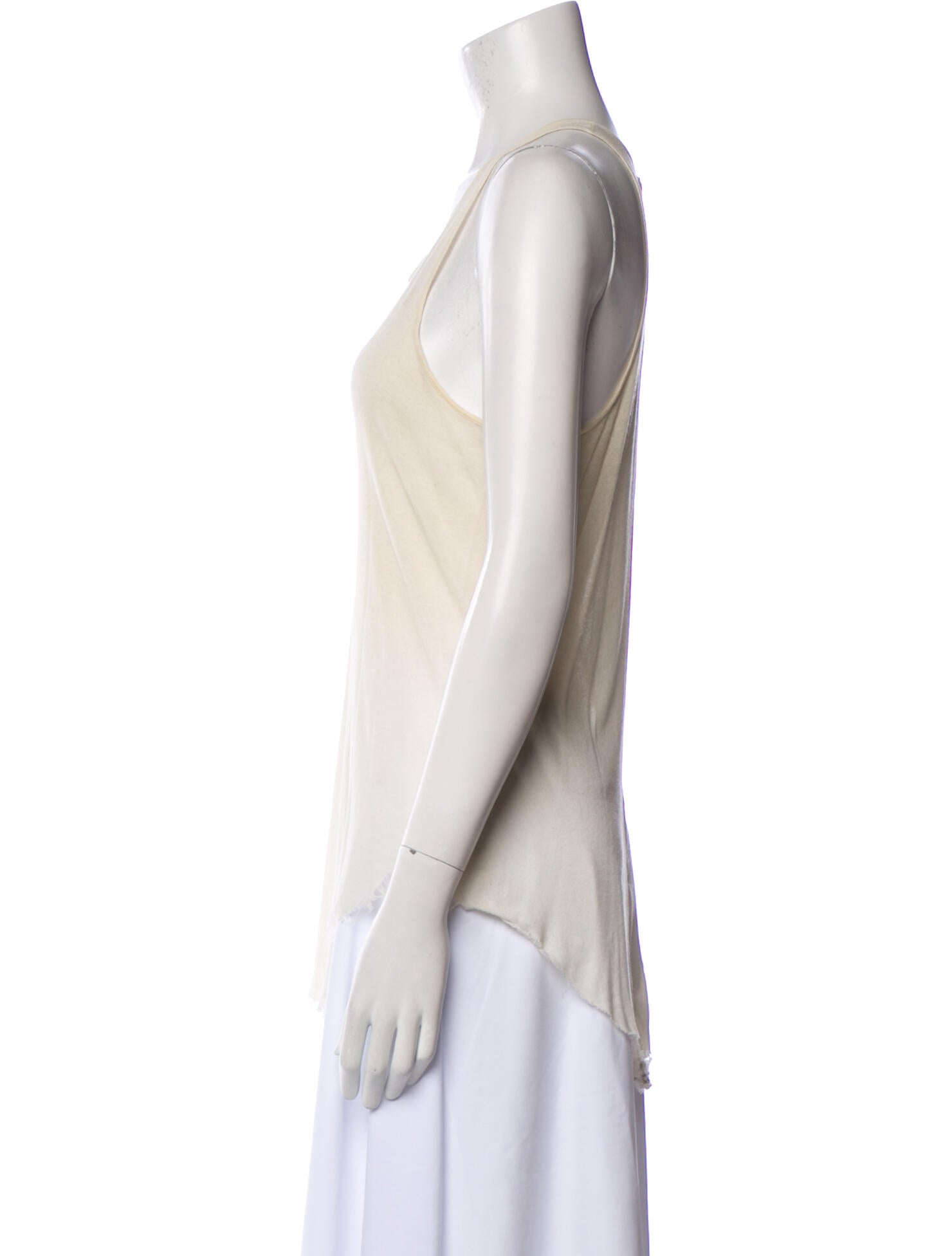 Rick Owens Scoop Neck Sleeveless Top