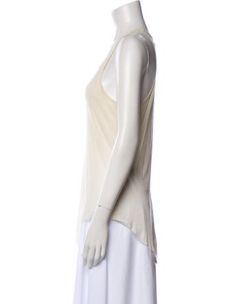Rick Owens Scoop Neck Sleeveless Top
