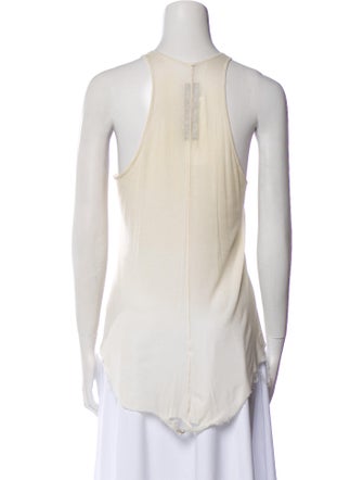 Rick Owens Scoop Neck Sleeveless Top