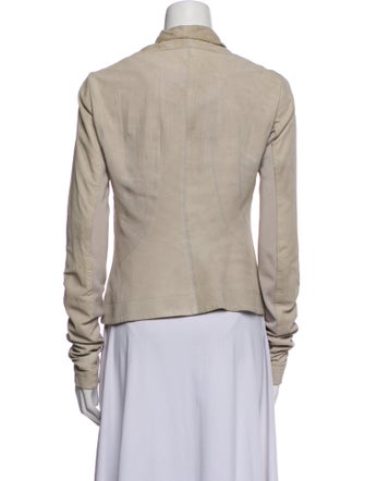 Rick Owens Leather Blazer