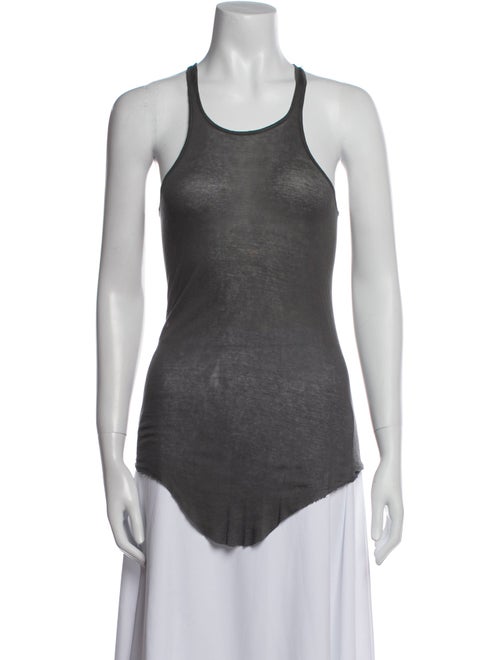 Rick Owens Scoop Neck Sleeveless Top