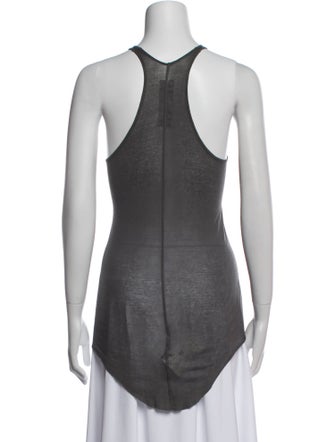 Rick Owens Scoop Neck Sleeveless Top