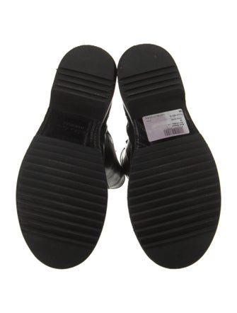 Rick Owens Leather Combat Boots