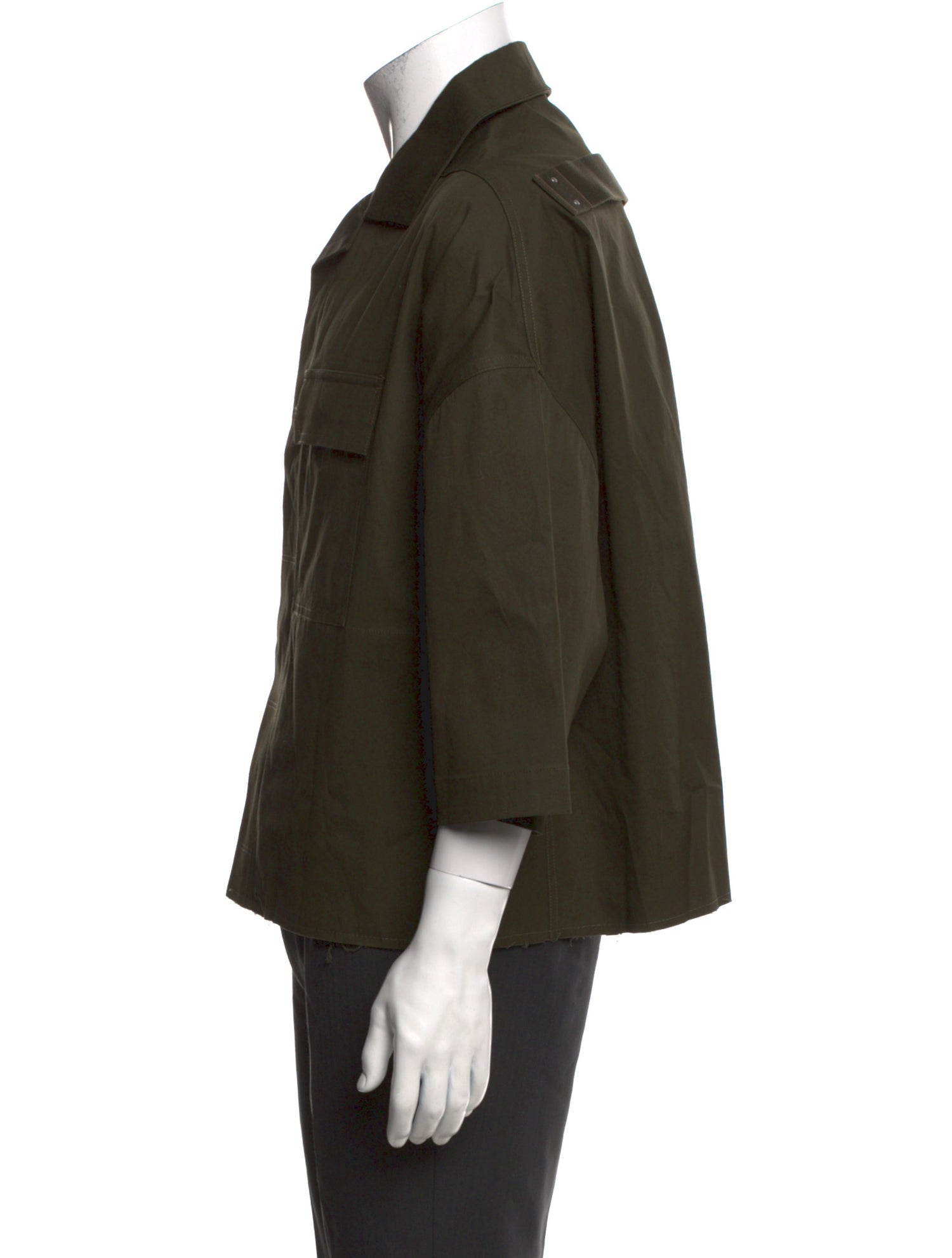 Rick Owens Three-Quarter Sleeve Shirt