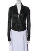 Rick Owens Leather Biker Jacket