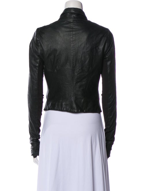 Rick Owens Leather Biker Jacket