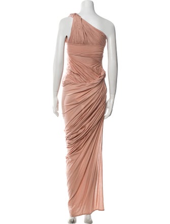 Rick Owens One-Shoulder Long Dress
