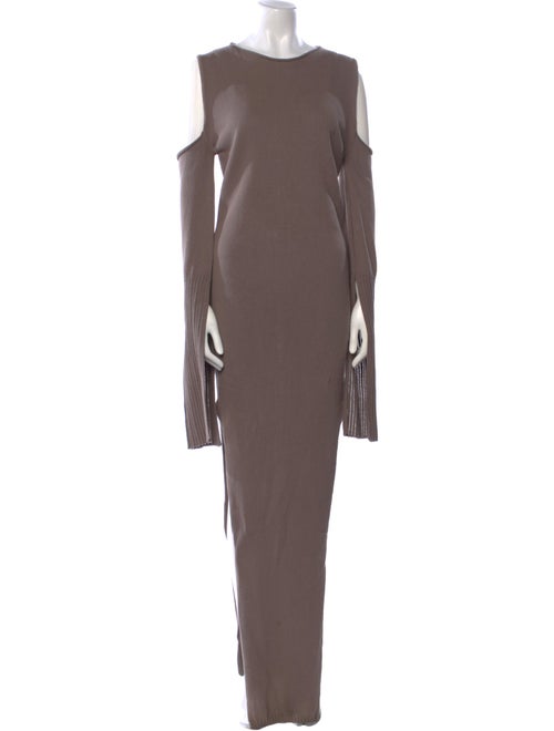 Rick Owens Bateau Neckline Long Dress