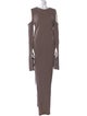 Rick Owens Bateau Neckline Long Dress