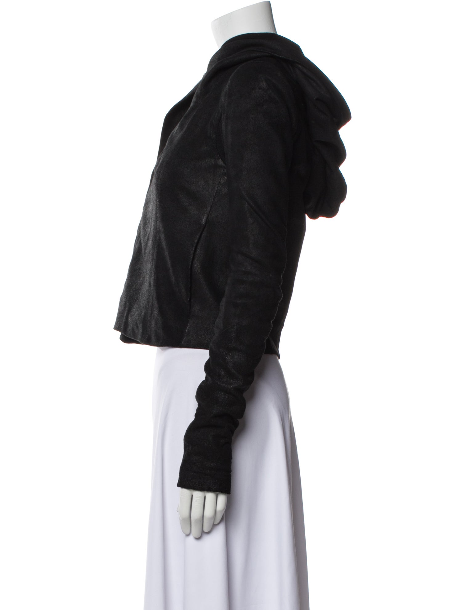 Rick Owens Lamb Leather Biker Jacket