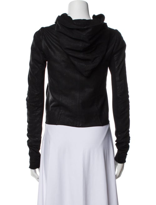 Rick Owens Lamb Leather Biker Jacket