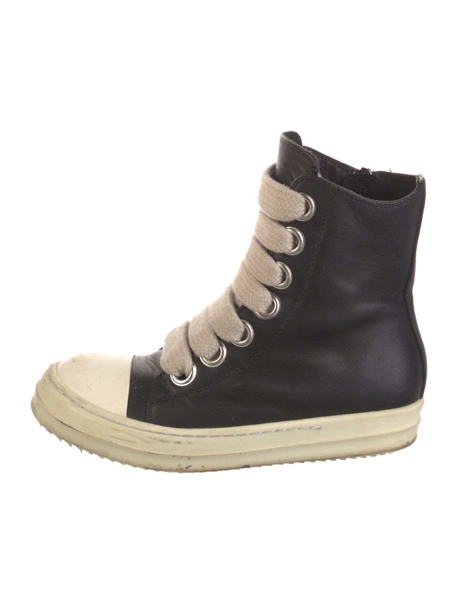Rick Owens Leather Sneakers