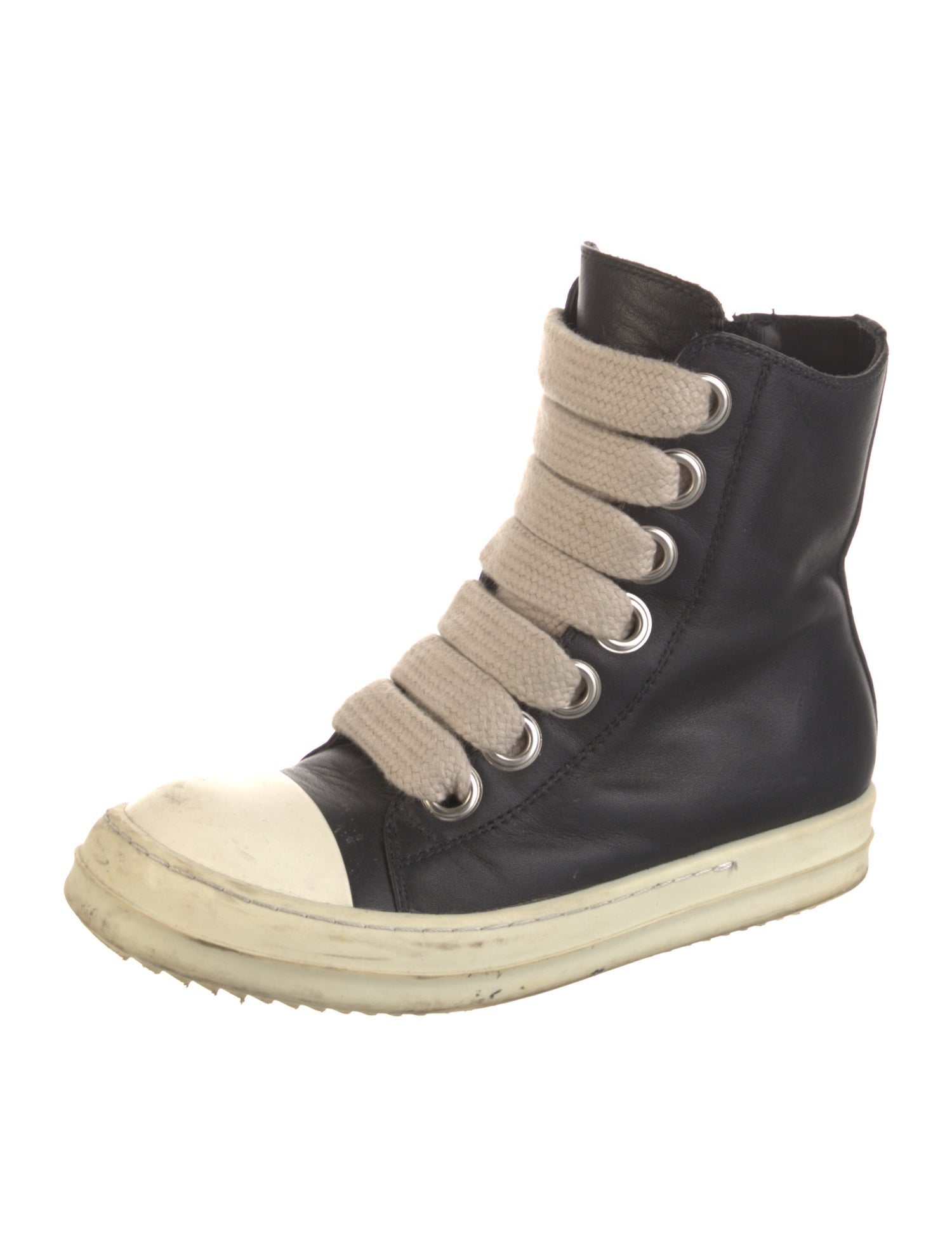 Rick Owens Leather Sneakers