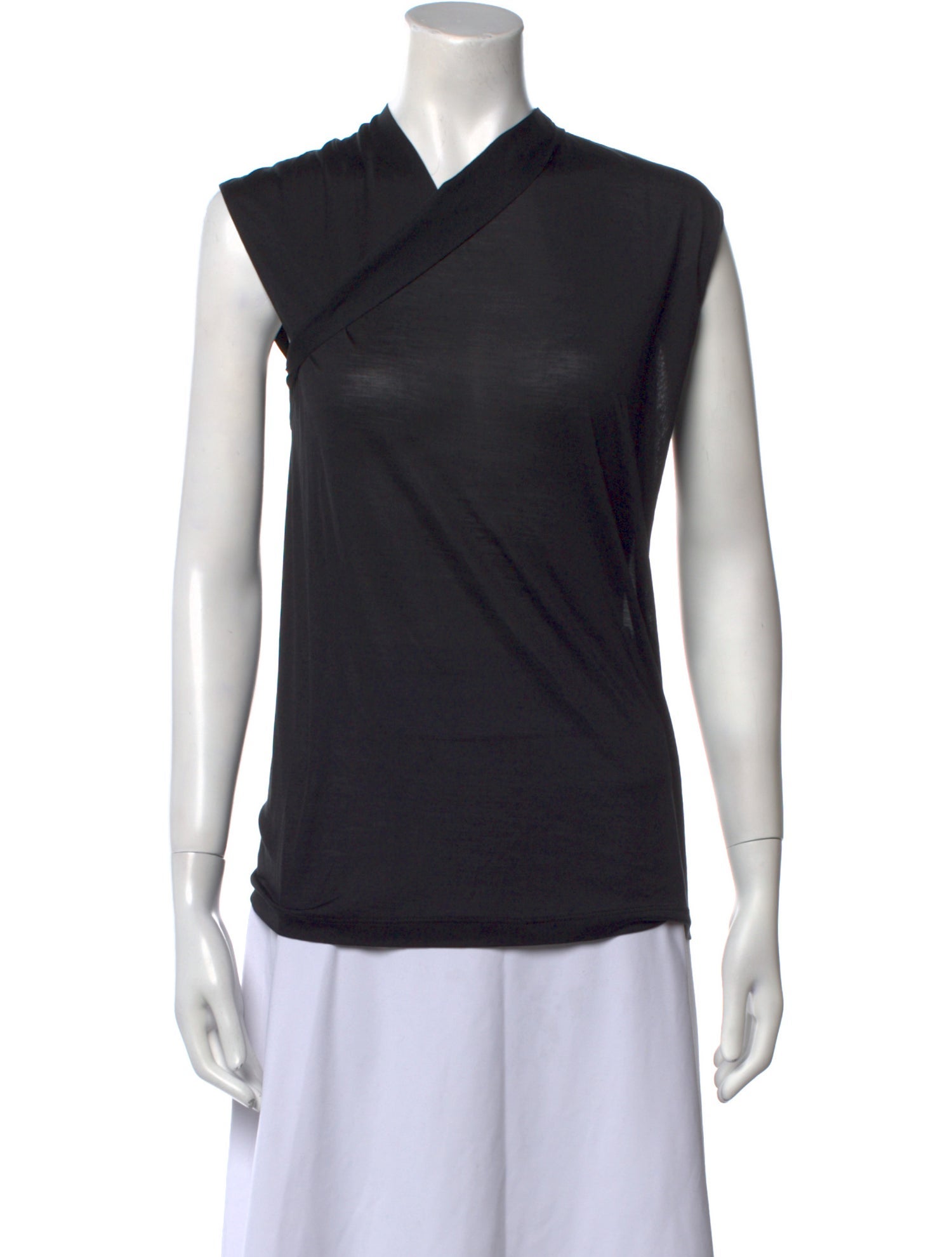 Rick Owens Cowl Neck Sleeveless Top