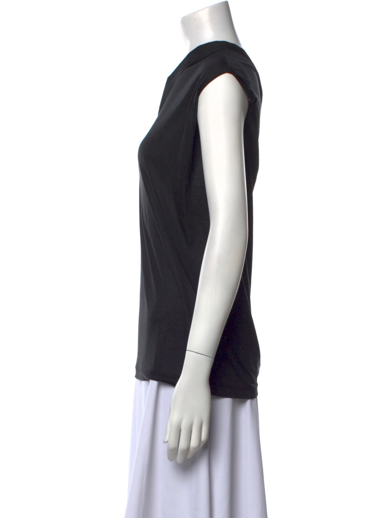 Rick Owens Cowl Neck Sleeveless Top