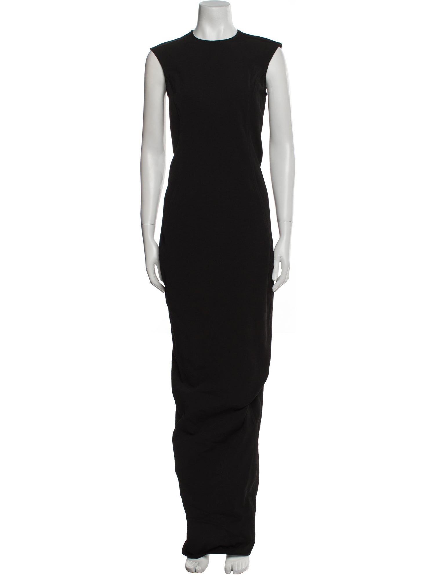 Rick Owens Crew Neck Long Dress