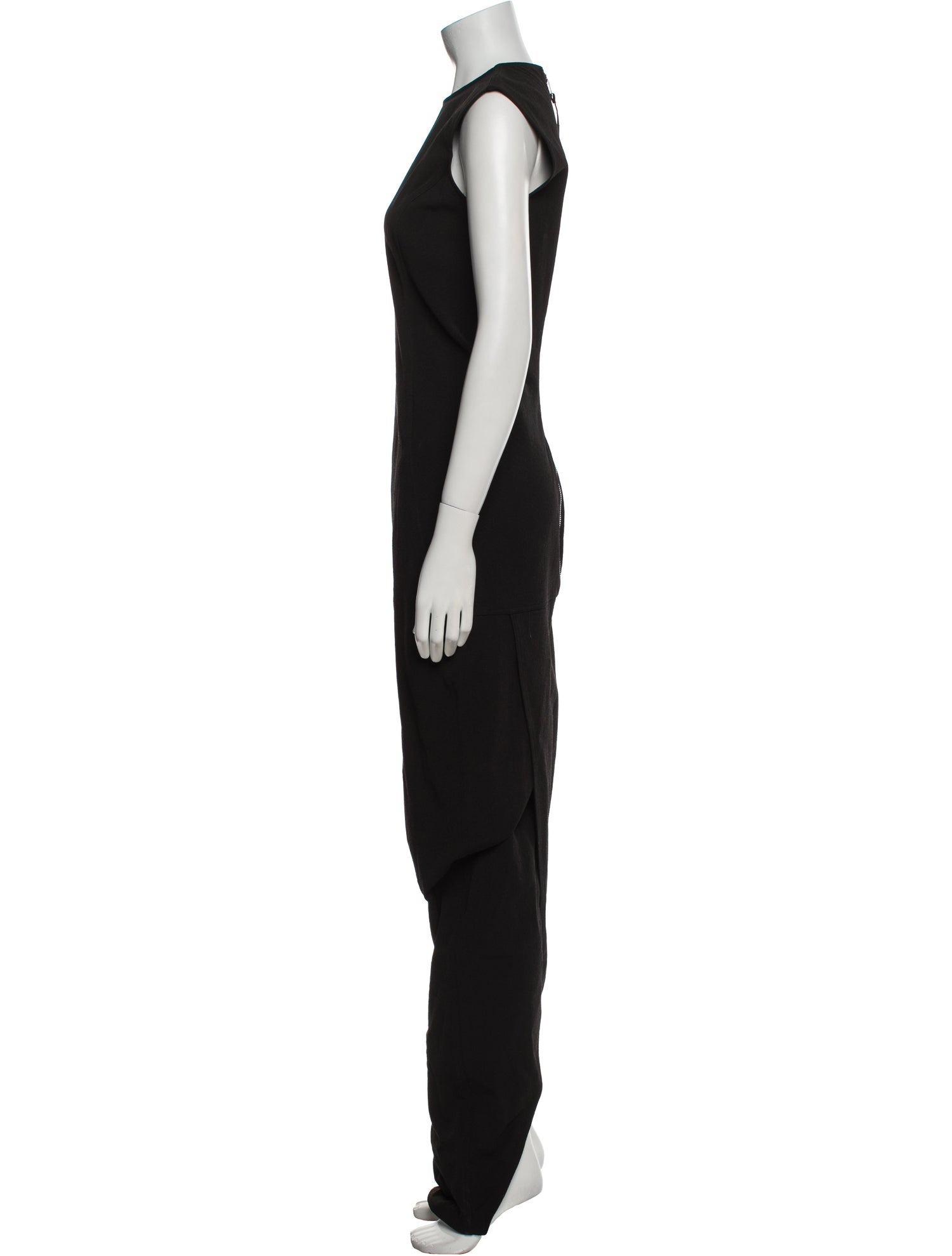 Rick Owens Crew Neck Long Dress