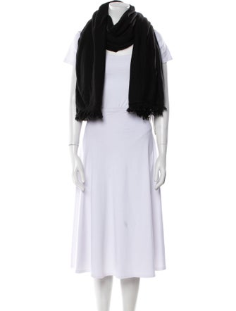 Rick Owens Virgin Wool Printed Scarf