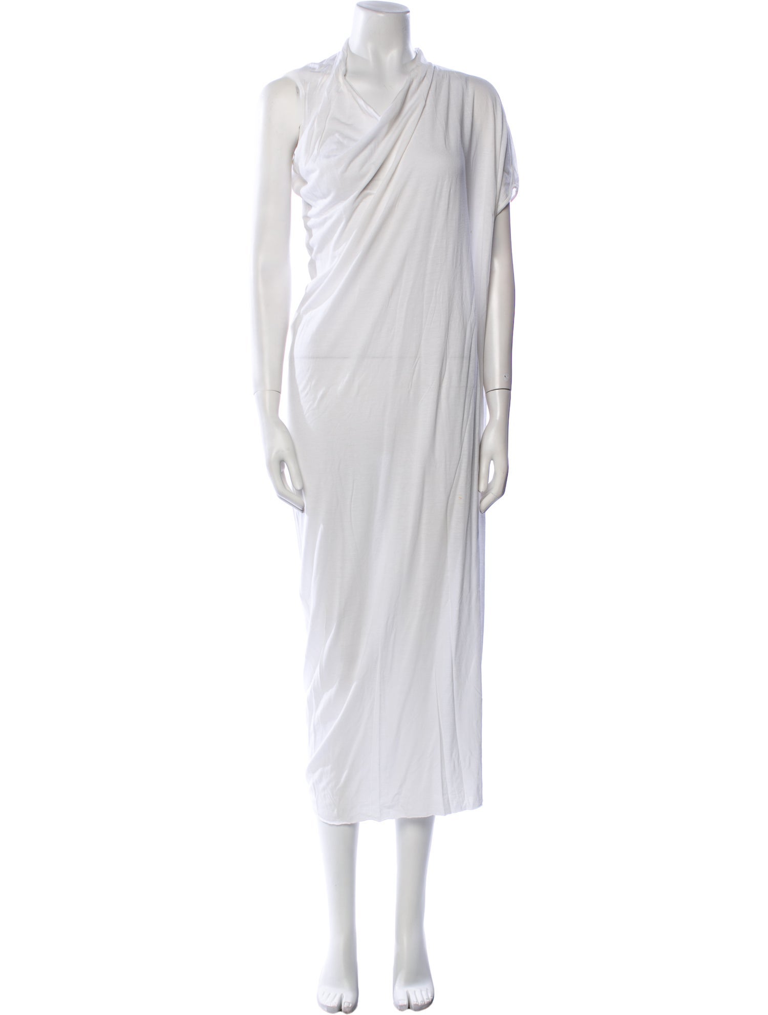 Rick Owens Cowl Neck Long Dress