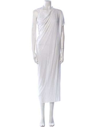 Rick Owens Cowl Neck Long Dress