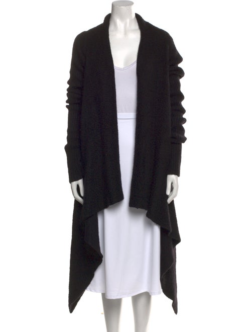 Rick Owens Silk Open Front Sweater