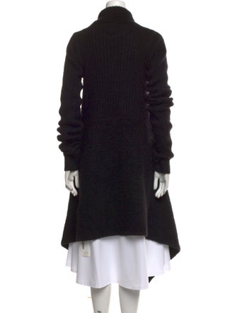 Rick Owens Silk Open Front Sweater