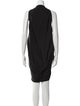 Rick Owens V-Neck Knee-Length Dress