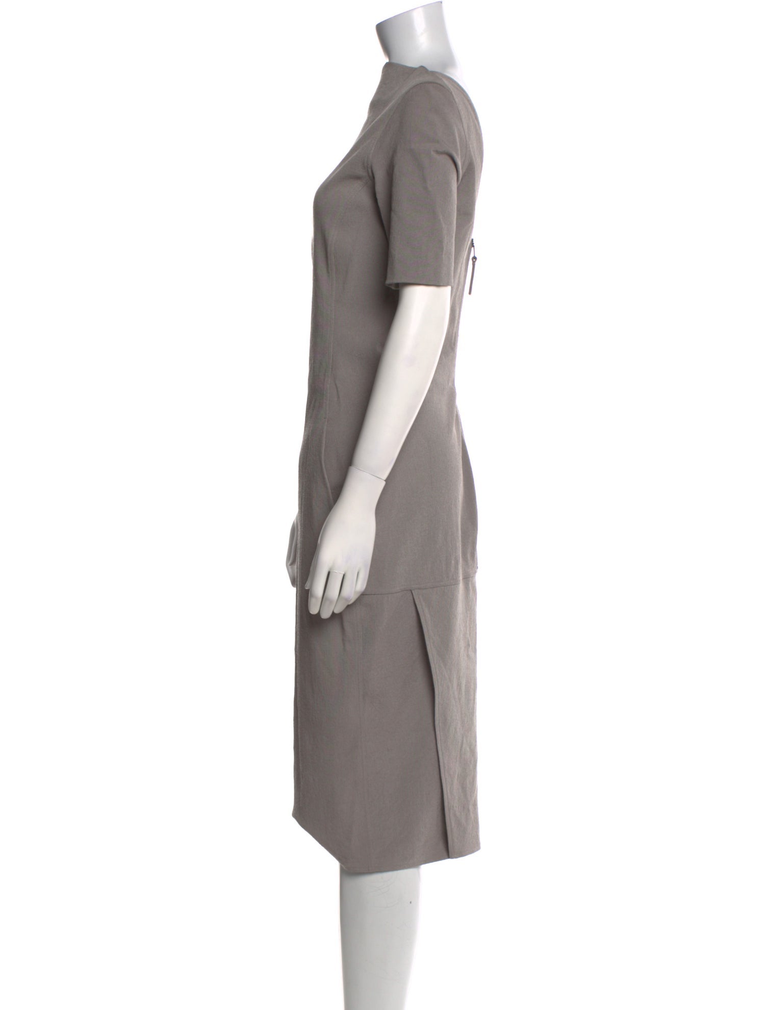 Rick Owens Bateau Neckline Midi Length Dress w/ Tags