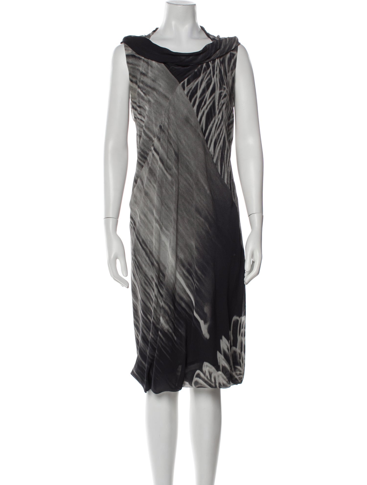 Rick Owens Printed Midi Length Dress