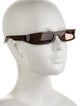 Rick Owens Square Tinted Sunglasses
