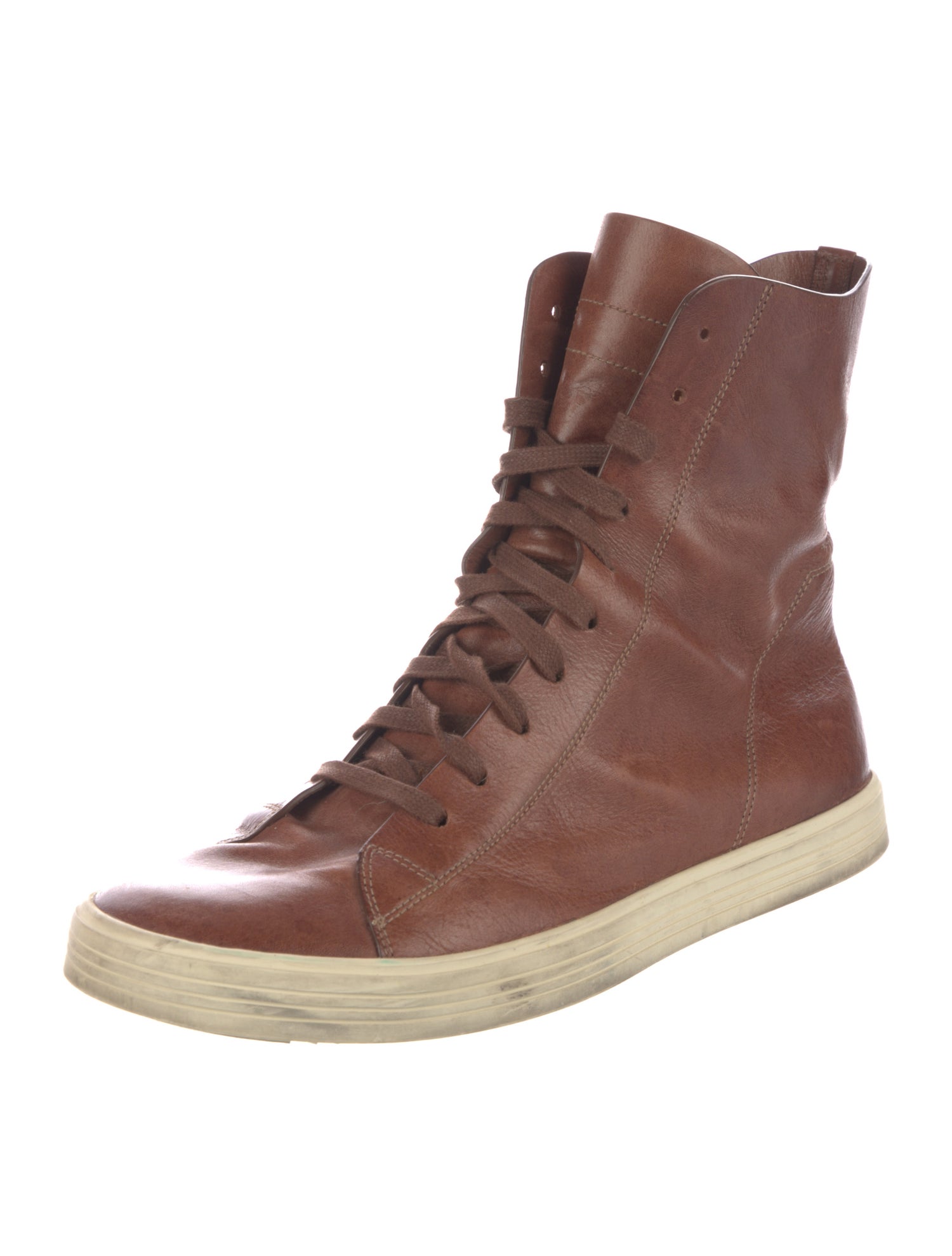 Rick Owens Leather Sneakers