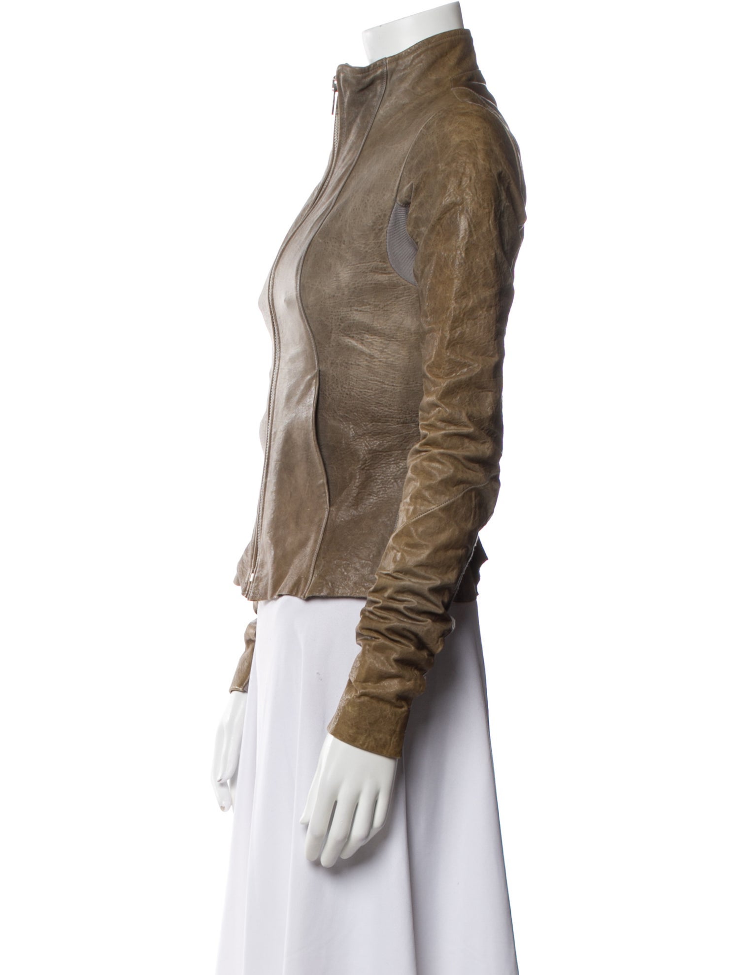 Rick Owens Leather Biker Jacket