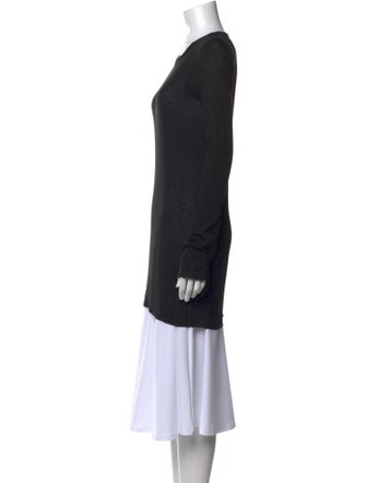 Rick Owens Crew Neck Long Sleeve Tunic