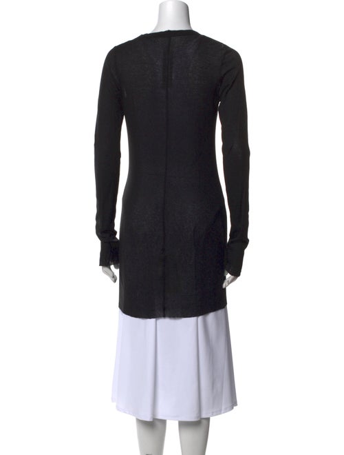 Rick Owens Crew Neck Long Sleeve Tunic