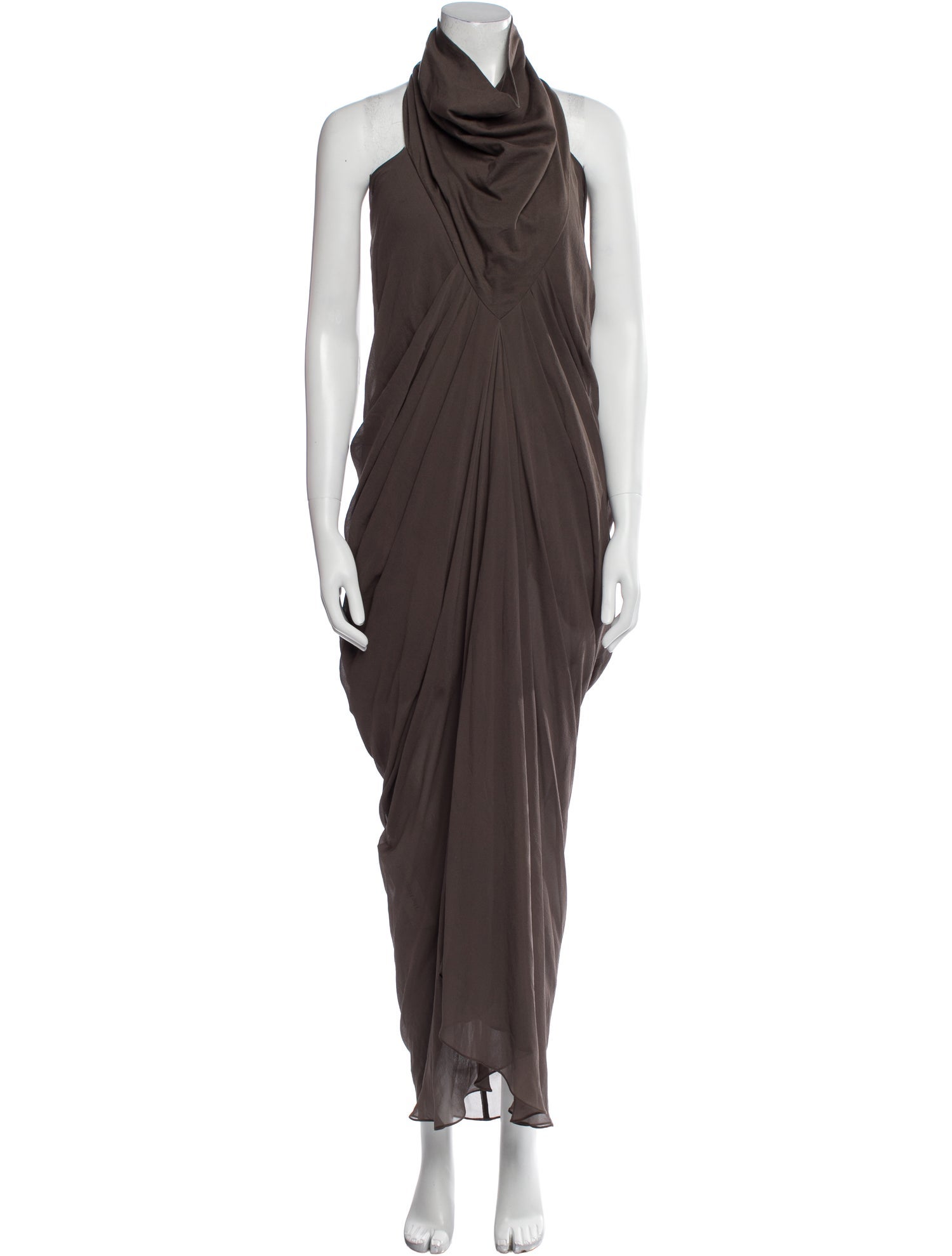 Rick Owens Silk Long Dress