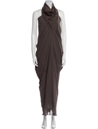 Rick Owens Silk Long Dress